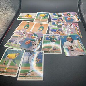 14ct 1993 Upper Deck Oakland A's Baseball Trading Cards SELLING AS IS